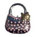 Juju Palais Silver Purse with Swarovski Crystals