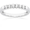 14k Gold 1/4ct TDW Princess Diamond Wedding Band (G-H, I1-I2)