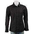 The Smooth Company Men's Black Button-down Shirt