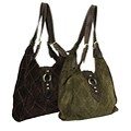 Carla Mancini Leather Quilted Shoulder Bag