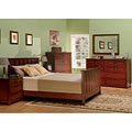 Contemporary Mission Cherry 6-piece King Bedroom Set