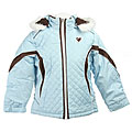 Amy Byer Big Girl's Blue Heavyweight Quilted Coat