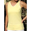 Green Tee Women's Yellow Petite Hep Halter