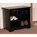 Full Mini-cubby Black Bench