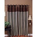 Venice Banded Grommet Top Curtain Panel Pair (50 in. x 84 in.)