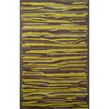 Gallia Stripes Olive Rug (3'6 x 5'6)
