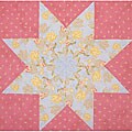 Tulip Time Fabric Charity Quilt Kit (12 Blocks)