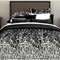 Bamboo 3-piece Black Duvet Cover Set