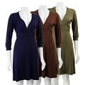 Tammy Mars Women's Belted V-neck Dress