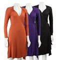 Tammy Mars Women's Smocked Wrap Dress