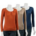Tammy Mars Women's Long-sleeve Pleated Top
