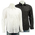 Forefront Men's Panel Embroidered Sport Shirt
