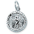 Sterling Silver St. Christopher Charm