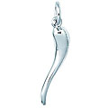 Sterling Silver Italian Horn Charm