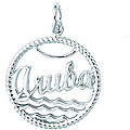 Sterling Silver 'Aruba' Charm