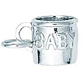 Sterling Silver Baby Cup Charm