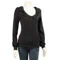 Michael Kors Women's V-neck Ruffle Top