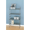 Silver 4-tier Mesh Shelf
