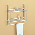 Metal 2-tier Wall Mounting Rack