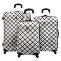 Heys USA Exotic Spinner 3-piece Plaid Luggage Set