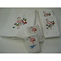Flamingo Butterfly 6-piece Towel Set