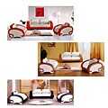 Modern 3-piece Luxurious Leather Sofa Set