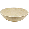 DeNovo Sunny Gold Marble Stone Vessel Sink