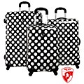 Heys USA Exotic Polka Dot 3-piece Spinner Luggage Set