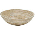 DeNovo Classic Romano Travertine Stone Vessel Sink