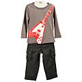 Rockin' Rooster Toddler Boy's Guitar Pants Set