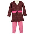 Rockin' Rooster Toddler Girl's Thermal Tunic Set