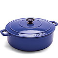 Paderno Blue Round 3-quart Dutch Oven