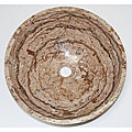 DeNovo Walnut Travertine Stone Vessel Sink
