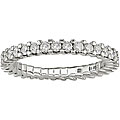 18k White Gold 1ct TDW Diamond Eternity Band (G-H-I, I1)