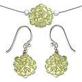 Sterling Silver 'Sweet Green Grapes' Jewelry Set (Thailand)