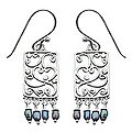 Sterling Silver 'Love Letter' Pearl Earrings (Indonesia)