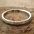 Sterling Silver 'Traditional Style' Anklet (India)