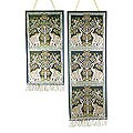 Pair of 'Forest Fun' Wall Hangings (India)