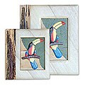 Natural Fiber 'Bright Toucan' Photo Albums (Indonesia)