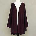 Alpaca Wool 'Plum Wine' Wrap (Peru)