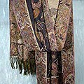 Wool 'Floral Galaxy' Shawl (India)