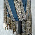 Wool 'Paisley Waltz' Shawl (India)