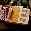 Pair of Saa Paper 'Natural Artists in Yellow' Journals (Thailand)