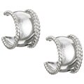 Sterling Silver Half-hoop Earrings