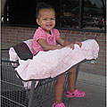 Pretty in Pink Grocery Cart Cover