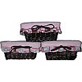Chocolate Delight Chocolate Storage Baskets (Set of 3)