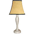 French Vanilla Lamp with White Base
