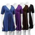 Essentials by A.B.S Women's Bubble Hem Dress