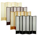 Windowpane 6-panel 84-inch Shoji Screen (China)