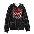 Ecko Unltd. Boy's Plaid Zip-front Hoodie